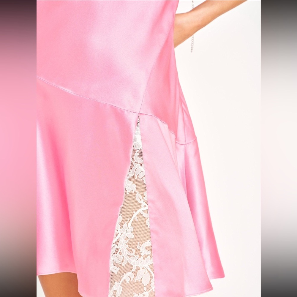 NWT LoveShackFancy Lionel Silk Mini Dress - Picture 6 of 8